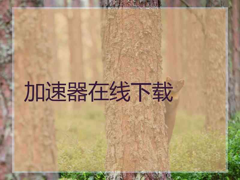 加速器在线下载