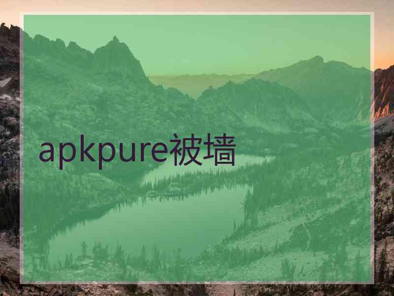 apkpure被墙