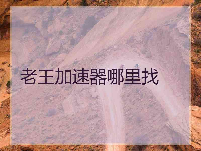 老王加速器哪里找