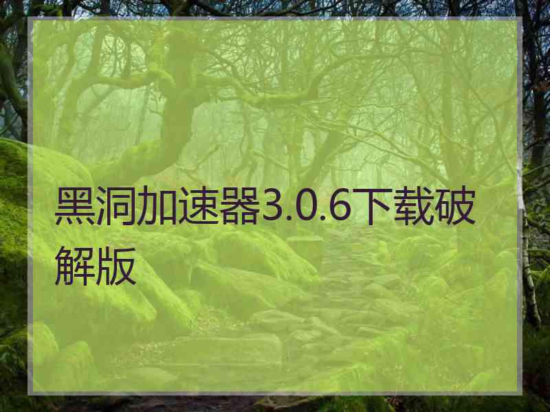 黑洞加速器3.0.6下载破解版