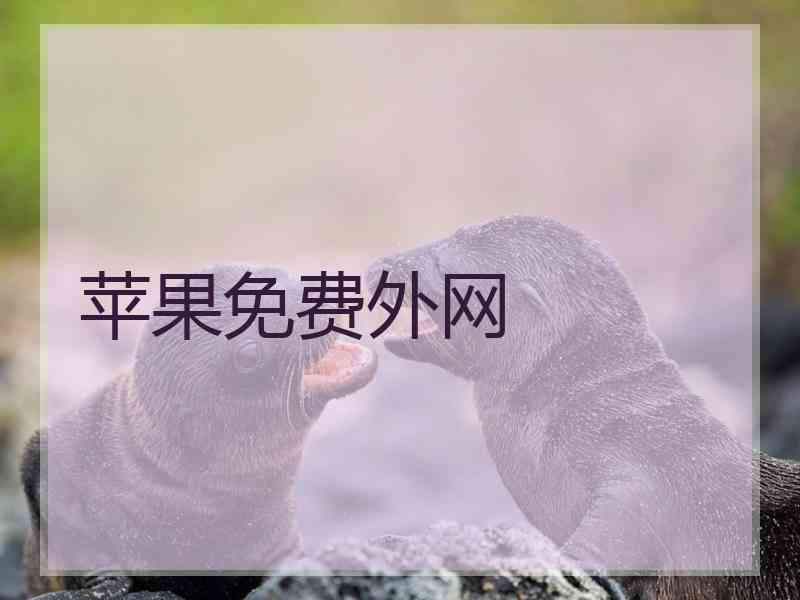 苹果免费外网
