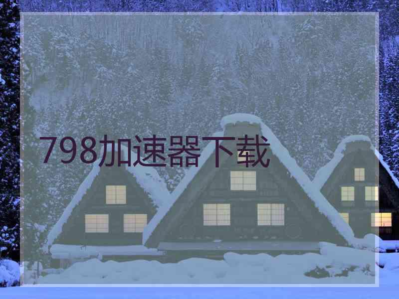 798加速器下载