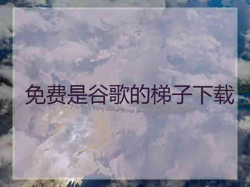 免费是谷歌的梯子下载