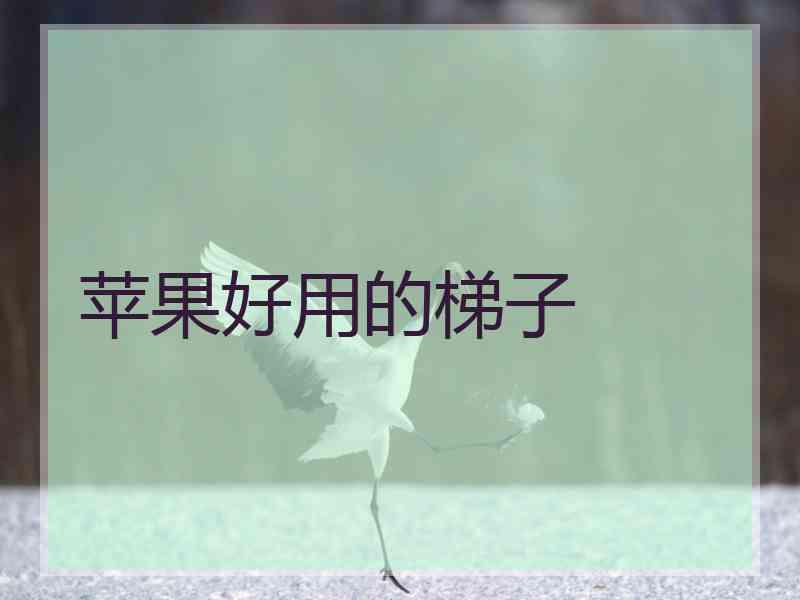 苹果好用的梯子