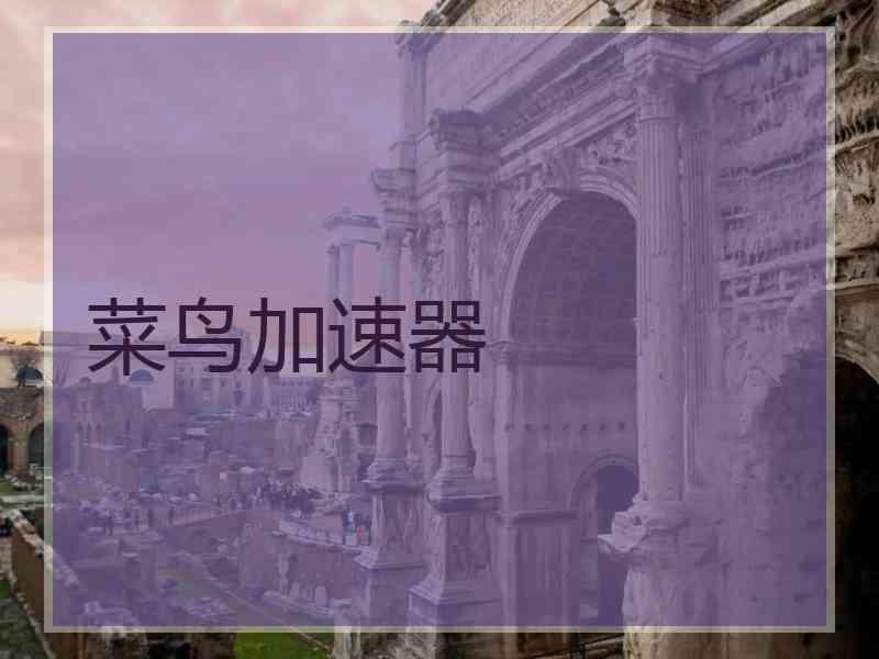 菜鸟加速器